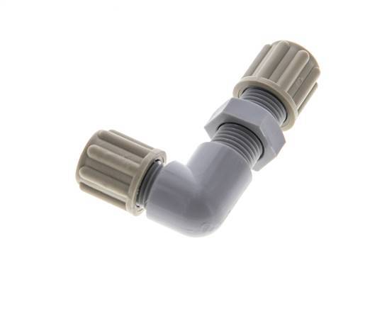 Accesorio de compresión 6x4mm PA Bulkhead 10 bar [2 Piezas]