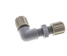 Accesorio de compresión 6x4mm PA Bulkhead 10 bar [2 Piezas]