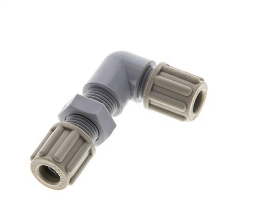 Accesorio de compresión 6x4mm PA Bulkhead 10 bar [2 Piezas]