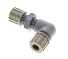 10x8mm PA Codo Compresión Racor Pasamuros 10 bar