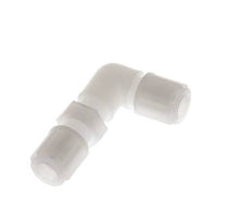 6x4mm PVDF Codo Compresión Racor Pasamuros 10 bar