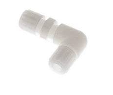 8x6mm PVDF Codo Compresión Racor Pasamuros 10 bar