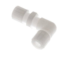 10x8mm PVDF Codo Compresión Racor Pasamuros 10 bar