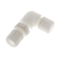 12x10mm PVDF Codo Compresión Racor Pasamuros 10 bar