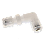 Racor de compresión codo 6x4mm y PFA con rosca hembra Pasamuros 10 bar