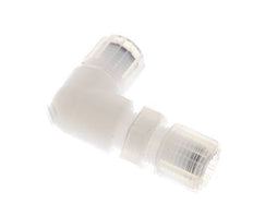 Racor de compresión codo 8x6mm y PFA con rosca hembra Pasamuros 10 bar
