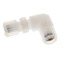 Racor de compresión codo 8x6mm y PFA con rosca hembra Pasamuros 10 bar