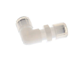 Racor de compresión codo 10x8mm y PFA con rosca hembra Pasamuros 10 bar