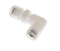 Racor de compresión codo 10x8mm y PFA con rosca hembra Pasamuros 10 bar