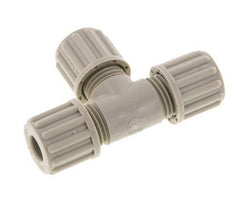 Accesorio de compresión en T de PP 8x6 mm 10 bar