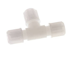 Racor de compresión en T 6x4mm PVDF 10 bar