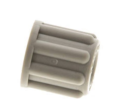 Tuerca de unión de 6x4mm (M10x1) de PP moleteada [20 piezas].