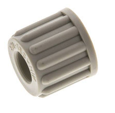 Tuerca de unión de PP de 8x6mm (M14x1,5) moleteada [10 Piezas]