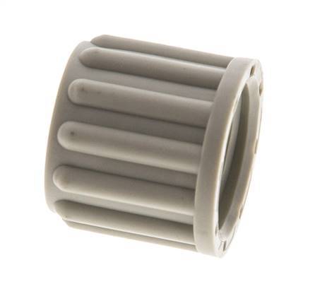 Tuerca de unión de PP de 8x6mm (M14x1,5) moleteada [10 Piezas]