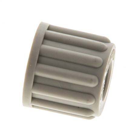 Tuerca de unión de PP de 8x6mm (M14x1,5) moleteada [10 Piezas]