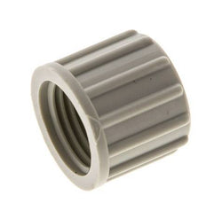 Tuerca de unión de PP 10x8mm (M16x1,5) moleteada [10 piezas]
