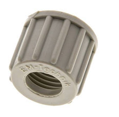 Tuerca de unión de PP 10x8mm (M16x1,5) moleteada [10 piezas]