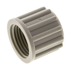 12x10mm (M18x1.5) Tuerca de Unión de PP Moleteada [5 Piezas]