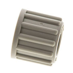 12x10mm (M18x1.5) Tuerca de Unión de PP Moleteada [5 Piezas]