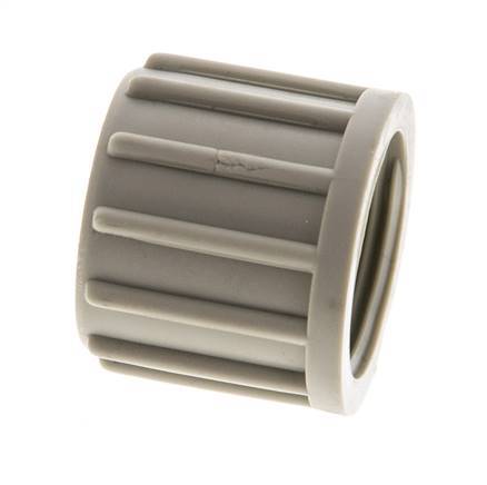Tuerca de unión de PP moleteada de 14x12mm (M20x1,5) [2 piezas]