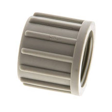 Tuerca de unión de PP moleteada de 14x12mm (M20x1,5) [2 piezas]