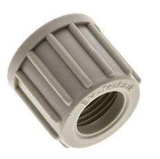 Tuerca de unión de PP moleteada de 14x12mm (M20x1,5) [2 piezas]