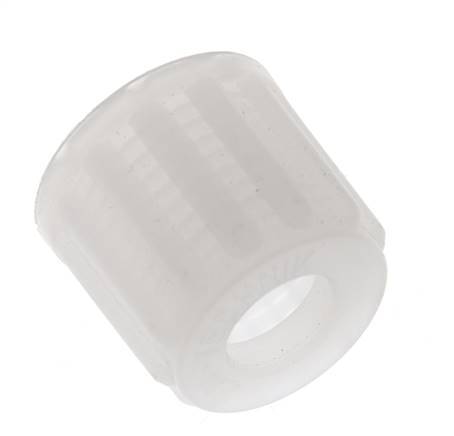 Tuerca de racor de PVDF 8x6mm (M14x1,5) moleteada [5 Piezas]