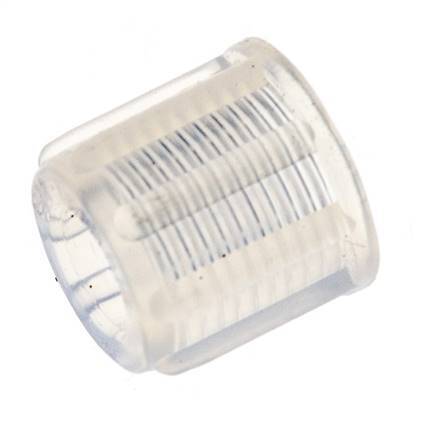 Tuerca de unión PFA de 6x4mm (M10x1) moleteada [2 piezas]