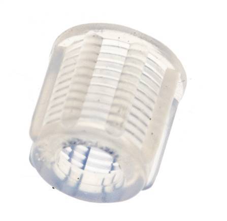 Tuerca de unión PFA de 6x4mm (M10x1) moleteada [2 piezas]