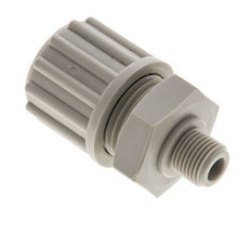 12x6mm & G1/8'' PP Straight Compression Fitting with Male Threads 10 bar PVC and PA