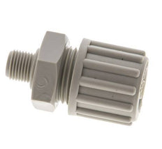 12x6mm & G1/8'' PP Straight Compression Fitting with Male Threads 10 bar PVC and PA