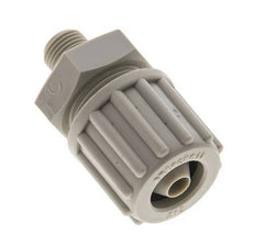 12x6mm & G1/8'' PP Straight Compression Fitting with Male Threads 10 bar PVC and PA