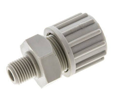 16x10mm & G1/4'' PP Straight Compression Fitting with Male Threads 10 bar PVC and PA