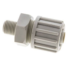16x10mm & G1/4'' PP Straight Compression Fitting with Male Threads 10 bar PVC and PA