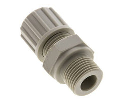10x4mm & G3/8'' PP Straight Compression Fitting with Male Threads 10 bar PVC and PA