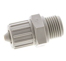 10x4mm & G1/8'' PVDF Straight Compression Fitting with Male Threads 10 bar PVC and PA