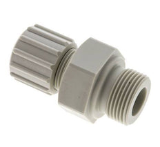 15x9mm & G3/4'' PP Straight Compression Fitting with Male Threads 10 bar PVC and PA