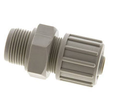20x13mm & G3/4'' PP Straight Compression Fitting with Male Threads 10 bar PVC and PA