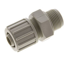 20x13mm & G3/4'' PP Straight Compression Fitting with Male Threads 10 bar PVC and PA