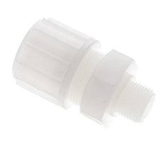 20x13mm & G3/8'' PVDF Straight Compression Fitting with Male Threads 10 bar PVC and PA