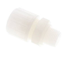 20x13mm & G1/2'' PVDF Straight Compression Fitting with Male Threads 10 bar PVC and PA