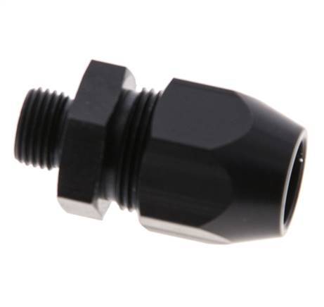 10x4mm & G1/8'' Aluminum Straight Compression Fitting with Male Threads 10 bar PVC and PA [2 Pieces]