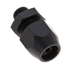 10x4mm & G1/8'' Aluminum Straight Compression Fitting with Male Threads 10 bar PVC and PA [2 Pieces]