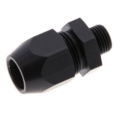 10x4mm & G1/8'' Aluminum Straight Compression Fitting with Male Threads 10 bar PVC and PA [2 Pieces]