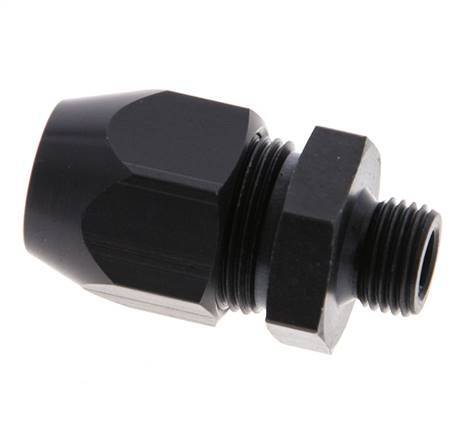 10x4mm & G1/8'' Aluminum Straight Compression Fitting with Male Threads 10 bar PVC and PA [2 Pieces]