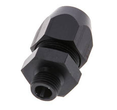 10x4mm & G1/8'' Aluminum Straight Compression Fitting with Male Threads 10 bar PVC and PA [2 Pieces]