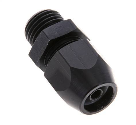 10x4mm & G1/4'' Aluminum Straight Compression Fitting with Male Threads 10 bar PVC and PA [2 Pieces]