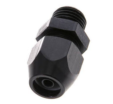 10x4mm & G1/4'' Aluminum Straight Compression Fitting with Male Threads 10 bar PVC and PA [2 Pieces]