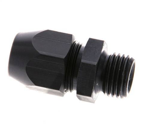 10x4mm & G1/4'' Aluminum Straight Compression Fitting with Male Threads 10 bar PVC and PA [2 Pieces]