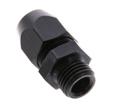 10x4mm & G1/4'' Aluminum Straight Compression Fitting with Male Threads 10 bar PVC and PA [2 Pieces]